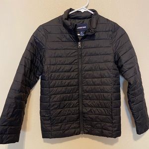 Lands’ End Light Black Coat